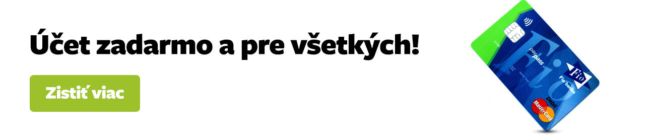 Účet zadarmo